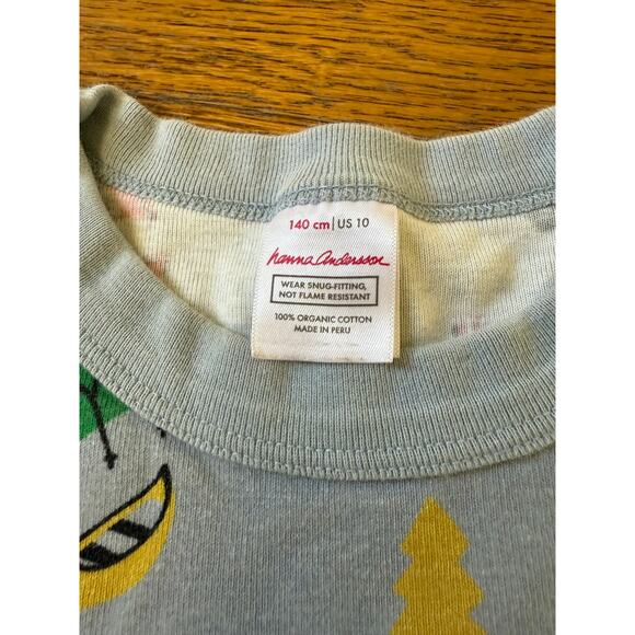 Hanna Andersson Boys' Camping Short Johns Size 10 - Picture 4 of 6